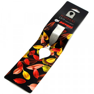 Spatula Inox Decor Ciocolata - Frunza model A, 4x3cm - Img 4