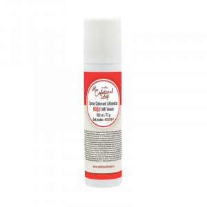 SPRAY VELVET - Élelmiszerfesték piros MR 100 ml