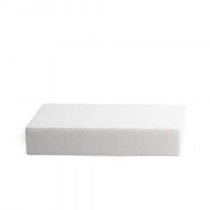 Square polystyrene mould 35 x 35 x H 5 cm