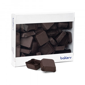 Squares Squares Paper Brown, 6 x 6 x H 2 cm, 700 pcs - Img 2