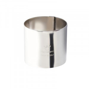 Stainless steel round Ø 6 x H 6 cm - Img 1
