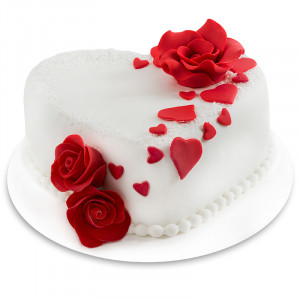 Sugar Paste Intense Red Pop, Coating and Decorations, 1 Kg Modecor - Img 2