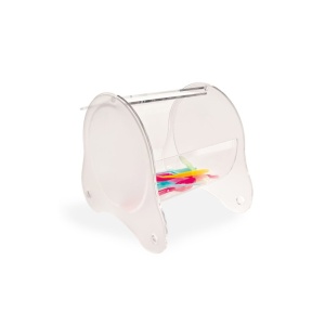Suport Gelaterie Lingurite Plastic, Polymethyl Food Contact Transparent, 24.5 x 19.5 x H 22 cm