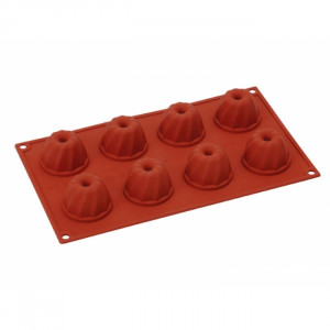 Szilikon forma Gugelhupf Ø5.2xh3.6cm, 8 üreggel