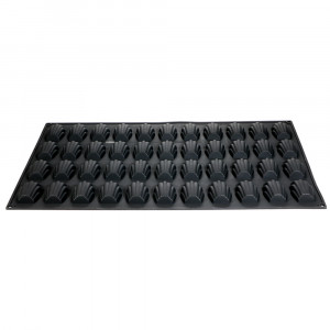 Szilikon forma Madeleine Monoportii 7,4 x 4,5 x H 1,8 cm, 44 üreggel - Img 2