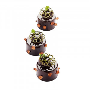 Szilikon forma PavoDecor PavoDecor körök kerek forma, 15 üreg Ø 5 x H 0,2 cm, 2,1 ml