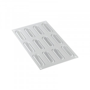 Szilikon ujjformák, 8 x 2,2 x H 2,2 cm, 12 üreg + vágó + 12 tálca, 30 ml - Img 4