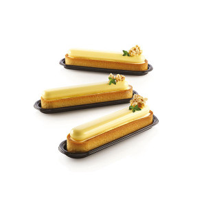 Tarte Set 14.6 x 3.5 cm, 6 Microperforated Copper + Silicon Mould 6 cavities - Img 3