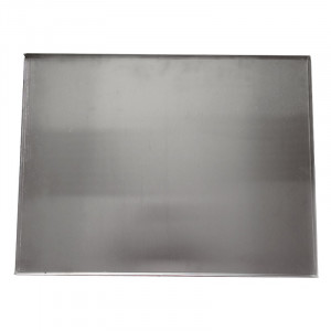 Tava Aluminiu Neperforat - 3 Margini, 80 x 60 x H 2 cm - Img 1