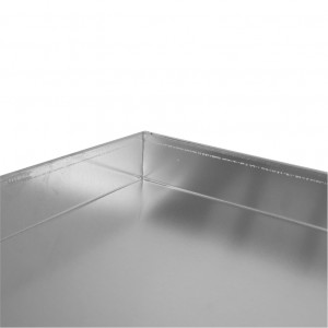 Tava Aluminiu Neperforat - 4 Margini, 60 x 40 x H 10 cm - Img 2