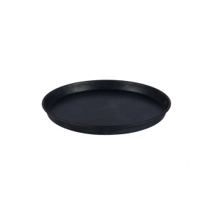 Tava Conica Pizza, Ø 32 x H 2.5 cm, Tabla Neagra - Img 1