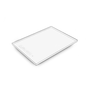 Tavita Margini drepte, Plexiglas Transparent, 40 x 30 x H 1.2 cm