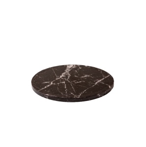 Tortatálca modell Fekete márvány, Ø 30 x H 1,2 cm