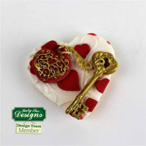Vintage Silicone Moulding - Keys, Lacquer and Locks, 4 Subjects - Img 2