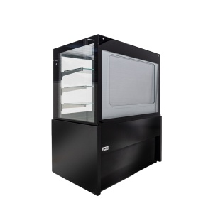 Vitrina ventilata Kristall Self Service cu unitate de racire incorporata, 100 (L) x75 (l) x138 (H)cm - Img 3