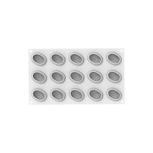 Кафе 5,8 x 3,8 x H 2,6 cm - Силиконова чаша за еднократна употреба, 15 кухини x 30 ml + резец - Img 2