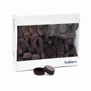 Кафява хартия Chese M, R 4 x H 1,5 cm, 2500 бр. - Img 1