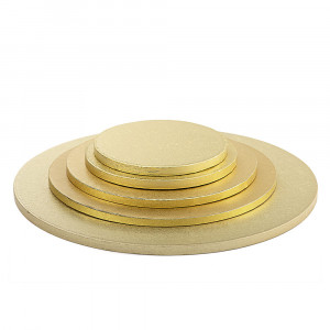Кръгла чиния за торта Satin Gold, Ø 50 x H 1,2 cm - Img 2