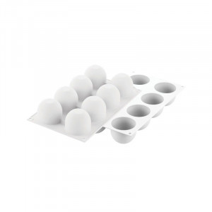 Силиконова куполна форма Ø 6,2 x H 5,2 cm, 8 кухини, 125 ml - Img 2