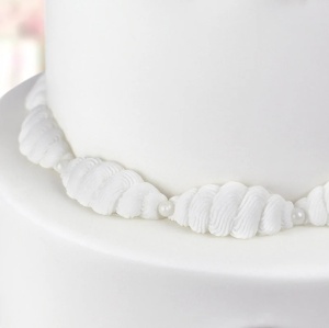 Силиконова отливка Aveline Striated Oval, 2 предмета L 3,7 и 5 cm - Img 2
