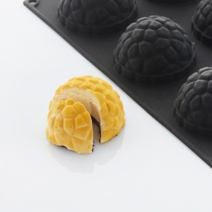 Силиконова форма за мимоза Ø 6,35 x H 4,4 cm, 6 кухини, 86 ml - Img 2