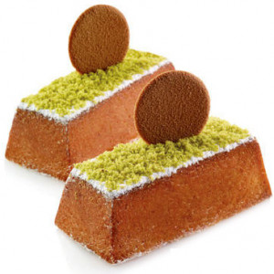 Силиконова форма за мини торти Monoportii 9,9 x 4,9 x h 3 cm, 30 кухини, 130 ml (SQ006) - Img 1