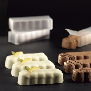 Силиконова форма Delicious Snack 15 cav. 9x3xh1,9cm - Img 2