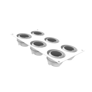 Силиконова форма Givre 90 Ø 6 x H 4,5 cm, 6 кухини x 90 ml - Img 3