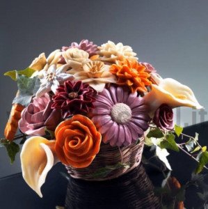 Силиконова форма Rose Rose Chic Голяма Ø 7,3 cm - Img 4