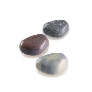 Силиконова форма Zen100 Stones 8,7 x 6,3 x H 3,6 cm, 6 кухини + резец, 100 ml - Img 3