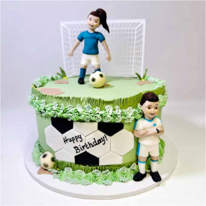 Силиконов калъп Футболист H 12 cm - Img 3