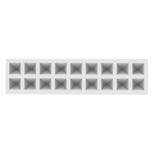 Силициева пирамида 3,2 x 3,2 x H 3,2 cm, 18 кухини x 11 ml - Img 2
