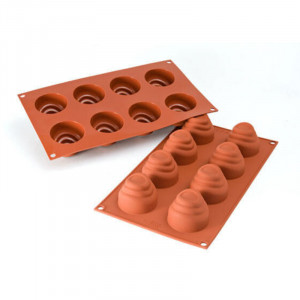 Силициева форма за флуид Ø5,5xH4,3cm, 8 кухини (SF113) - Img 1