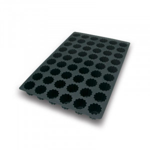 Силициеви канелки за еднократна употреба Ø 5,6 x h 5 cm, 54 кухини, 80 ml (SQ002) - Img 2
