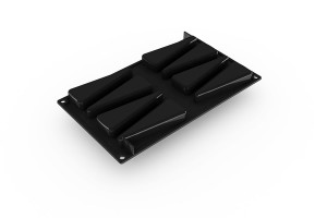 Форма Pavoflex 30x17,5cm Slake Monoportion 8 кухини, включен нож, 50 ml - Img 2