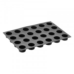 Форма Pavoflex 60x40cm Кръгла Ø6,5xh4cm, 24 кухини, 130 ml - Img 3