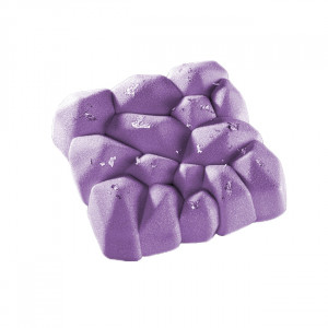 3D Ametiszt 3D szilikon tortaforma 16.5x16.5xH5cm
