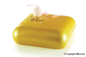 3D Silicon Cake Tin 3D Gem 1000 16 x 16 x H5 cm - Img 3