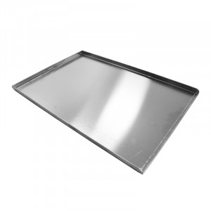 Aluminium Tray - 3 Edges, 60 x 40 x H 2 cm - Img 1