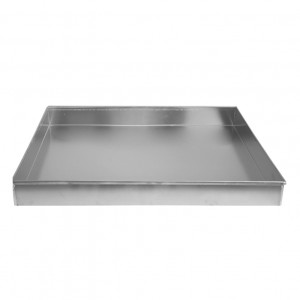 Aluminium Tray - 4 Edges, 60 x 40 x H 10 cm - Img 3