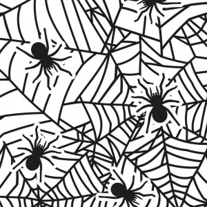Bags S with Base, Cellophane with Spider Pattern, 12.5 x 3 x H 24 cm, Set 20 pcs - Img 2
