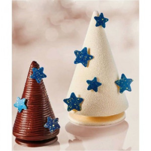 Brad Christmas Cone 3D, Ø12.3xh20.5cm - Matrite Plastic Kit 2 Subjects - Img 2