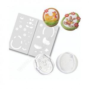 *Cainusa and Bunny - Decouppers with Extractor and Sablon Decor, Set of 2 pcs - Img 2