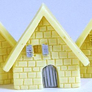 Casuta szilikon öntőforma, 4,6 x 4,5 cm