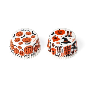 Chese L Halloween papír, Ø 5 x H 3,2 cm, 36 db - Img 3