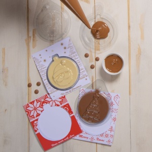 Chocolate Christmas Cards - Set of 8 Plastic Moulds and Packaging Accessories - Img 7