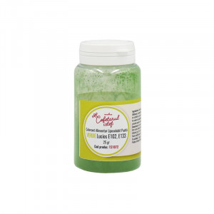 Colorant Alimentar Liposolubil Pudra Verde Lucios E102, E133, 25 gr