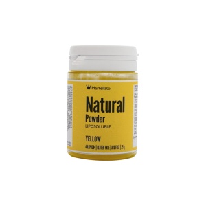 Colorant Alimentar Natural Pudra Liposolubil, Galben, 25 g