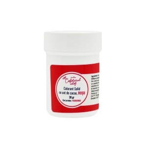 Colorant Solid cu unt cacao Rosu, 30 gr