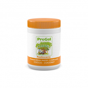Confectionery Flavouring Paste Pannacrema Coconut PreGel, 1.2 kg